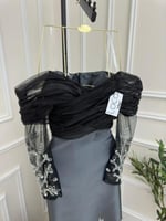 فستان سهره رصاصي