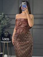 فستان سهره مميز وراقي