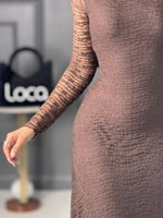 فستان ناعم باكمام