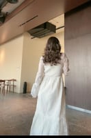 فستان بنقوش مميزه من براند لوكا فاشن