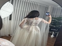 فستان سهره راقي تل مطرز