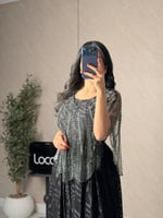 فستان ناعم بلون اسود