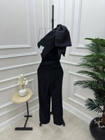 جمبسوت اسود بكتف واحد