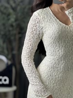 فستان ناعم بلون ناعم من لوكا