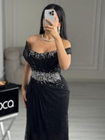 فستان سهره تصميم راقي بلونين