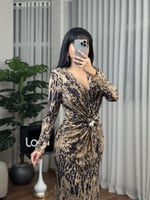 فستان سهره ناعم بتصميم مميز