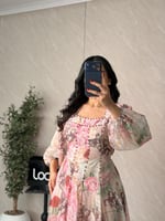 فستان ناعم مورد مع حزام