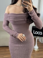 فستان غيمة ناعمه من لوكا