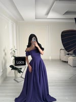 فستان سهره بلون جذاب وناعم