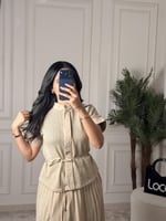 طقم ناعم بيج