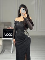 فستان سهره اسود راقي