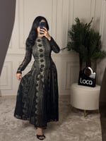 فستان ناعم بلون اسود