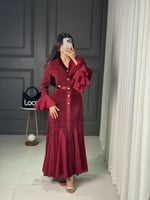 فستان ناعم باكمام من لوكا