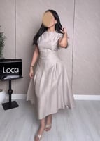 فستان ناعم ميد