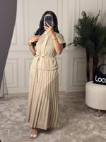 طقم ناعم بيج