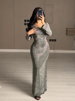 فستان سهره ببريق راقي