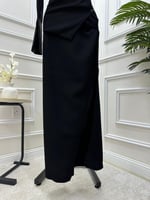 فستان ناعم اسود