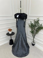 فستان سهره رصاصي