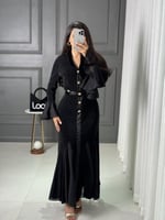 فستان ناعم باكمام من لوكا