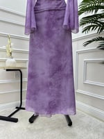 فستان ناعم جورجيت مموج