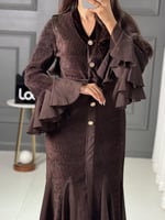 فستان ناعم باكمام من لوكا