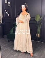 جلابيه أنيقه بقصه واسعه