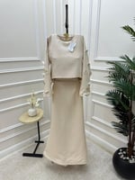 فستان ناعم مع جاكيت