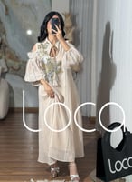 جلابية باللون البيج