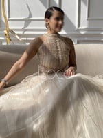 فستان بيج بتطريز مميز