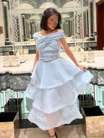 فستان ناعم من الاورقانزا