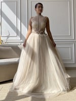 فستان بيج بتطريز مميز