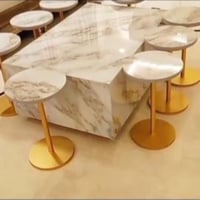 طاوله خدمه للمجلس طاولات طعام سطح بديل رخام