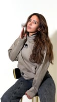 هودي دبل كاب Navy Double Cap Hoodie