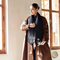 وشاح شك كريستال اسود