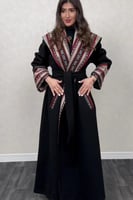 بشت مطرز بسدو مع شال