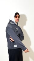 هودي دبل كاب Navy Double Cap Hoodie