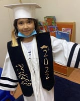 عباية تخرج اطفال بالاسم