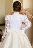 فـستان تـوباز الملكي للزواج مع الطرحة