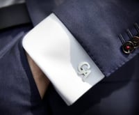 كبك بالاحرف مطلي فضه عيار 925