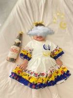 فستان بطبقات الشالكي