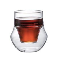 كوب قهوة زجاجي دبل - 120 مل - Double wall glass cu...