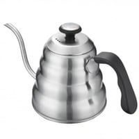 ابريق ترشيح ستانلس ستيل, فضي بمقياس حرارة, سعة 1L...