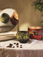 كوب قهوة بركاني اخضر صغير (110ملم)