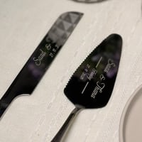 طقم قطاعة كيك ( لون فضي)