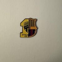 ملصقات معدنية الاتحاد و برشلونه