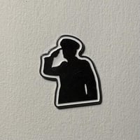 ملصقات معدنية جندي