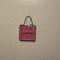 ملصقات معدنية كيس شانيل