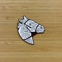 ملصقات معدنية حصان