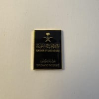 ملصقات معدنية الجواز السعودي الدبلوماسي الاسود