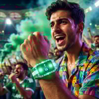 أسوارة سيليكون رياضية مضيئة نادي الاهلي